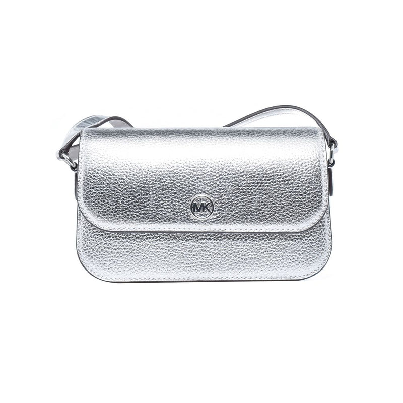Michael Kors Gray Leather Shoulder Bag