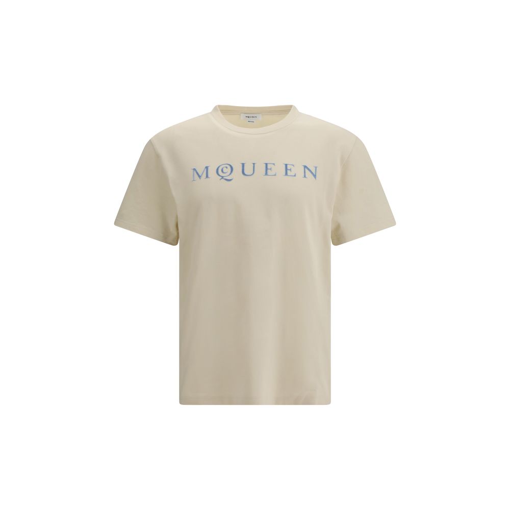 Alexander McQueen Beige Cotton T-Shirt - ClickThatClicks 
