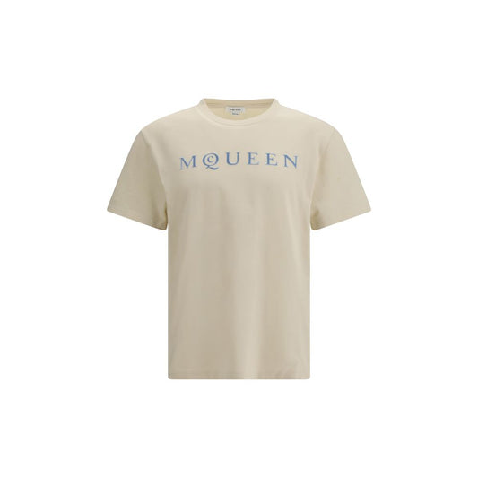 Alexander McQueen Beige Cotton T-Shirt - ClickThatClicks 
