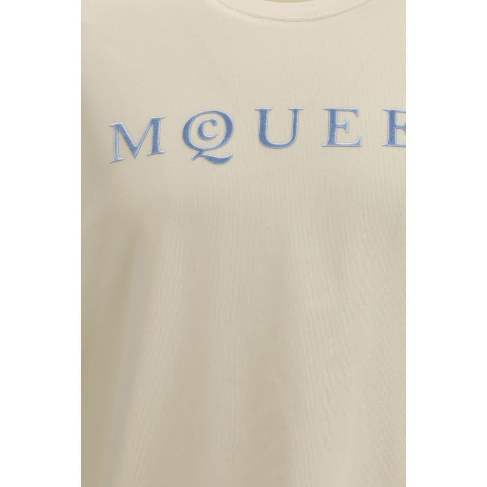 Alexander McQueen Beige Cotton T-Shirt - ClickThatClicks 