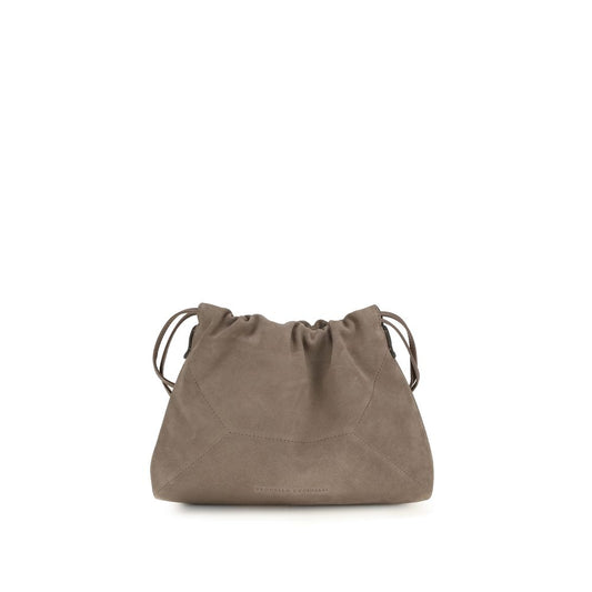 Brunello Cucinelli Beige Calf Leather Bos Taurus Clutch Bag - ClickThatClicks 