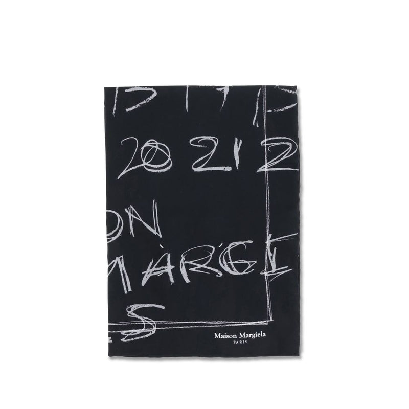 Margiela Black Silk Scarf