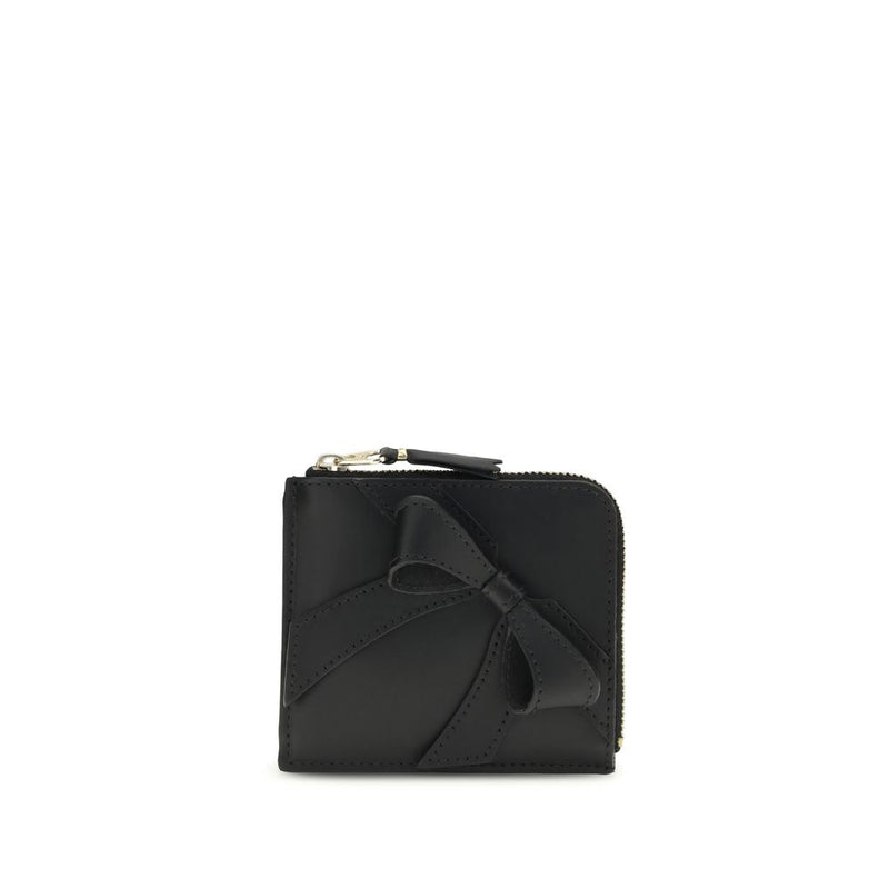 Comme Des Garçons Black Calf Leather Bos Taurus Wallet