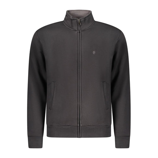 Coveri Moving Black Cotton Men Sweatshirt - ClickThatClicks 