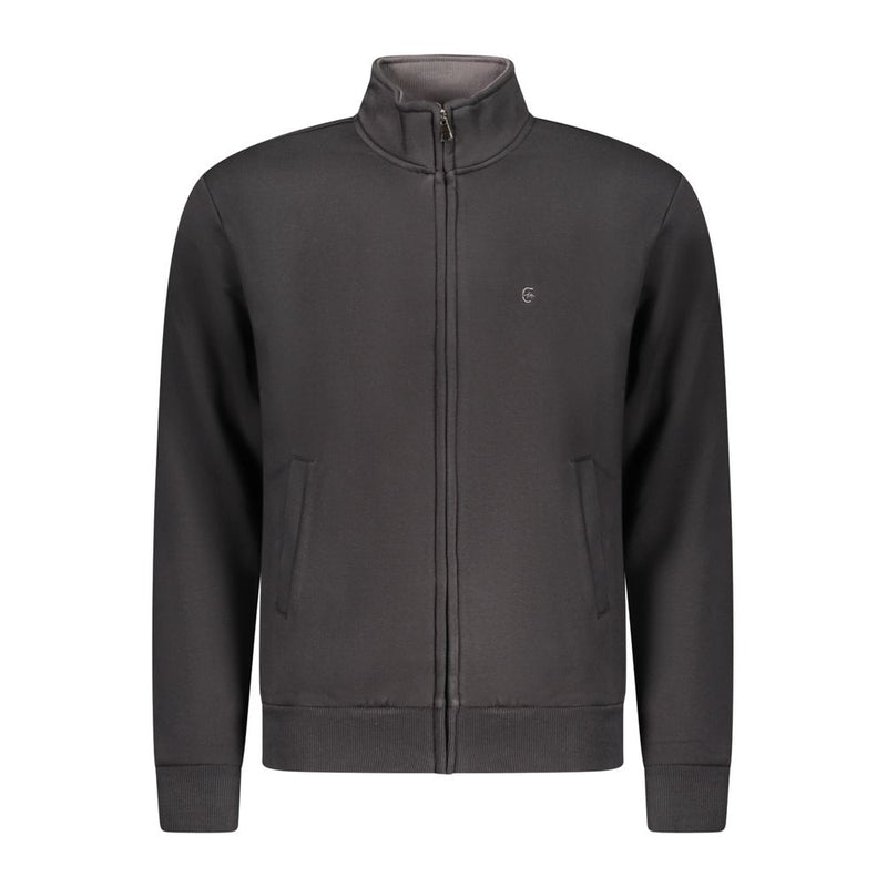 Coveri Moving Black Cotton Men Sweatshirt