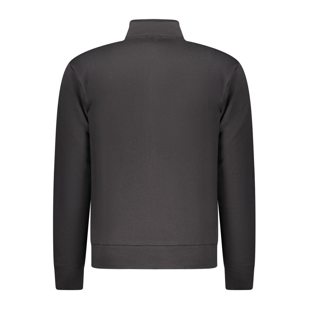 Coveri Moving Black Cotton Men Sweatshirt - ClickThatClicks 