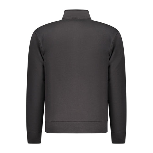 Coveri Moving Black Cotton Men Sweatshirt - ClickThatClicks 