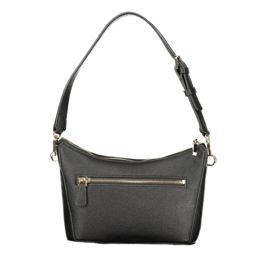 Guess Jeans Black Polyurethane Women Handbag - ClickThatClicks 