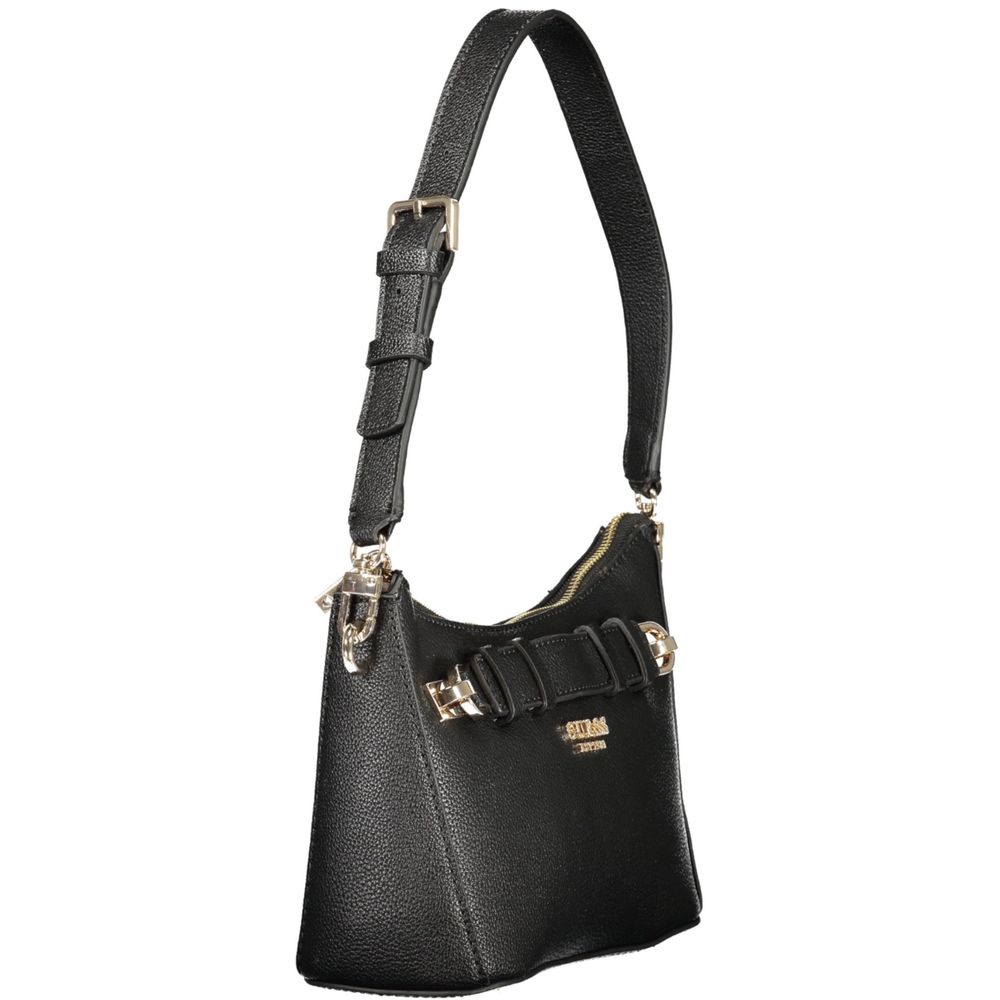 Guess Jeans Black Polyurethane Women Handbag - ClickThatClicks 