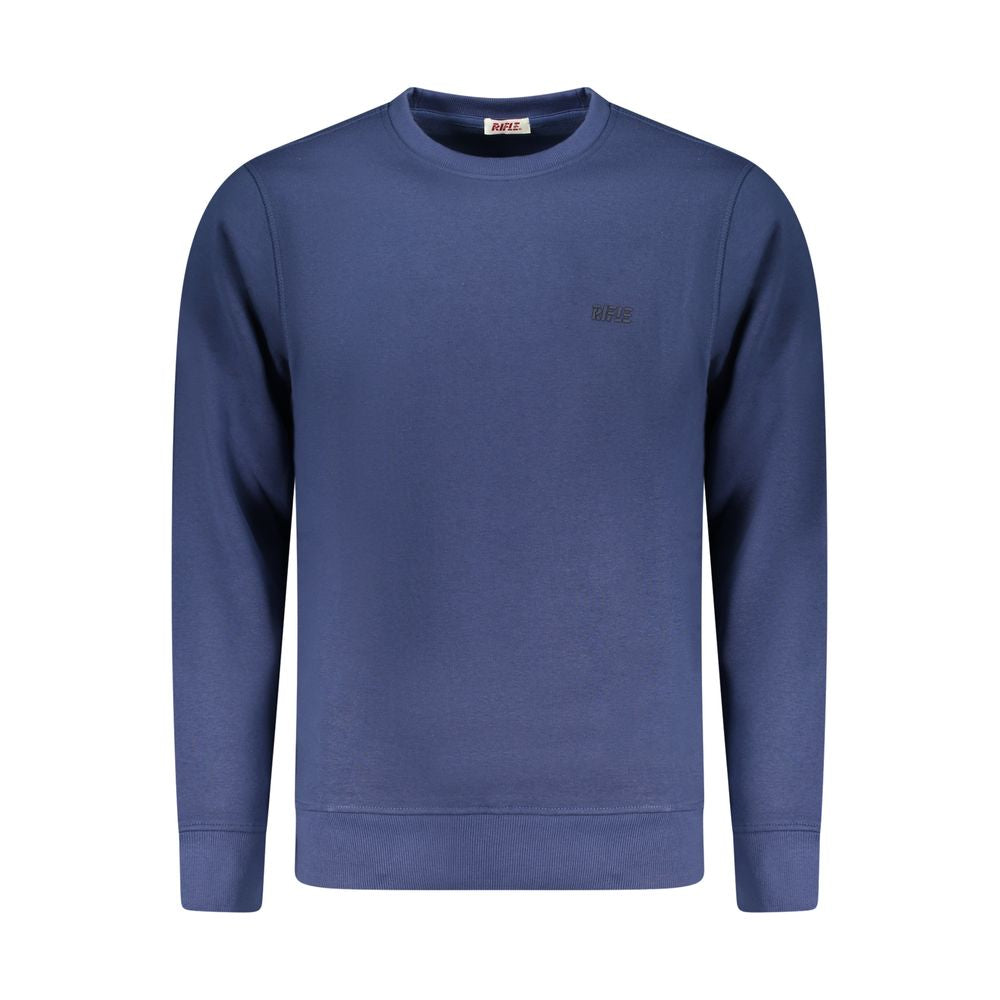 Rifle Blue Cotton Men's Sweatshirt - ClickThatClicks 