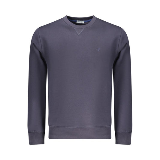Coveri Moving Blue Cotton Men Sweatshirt - ClickThatClicks 