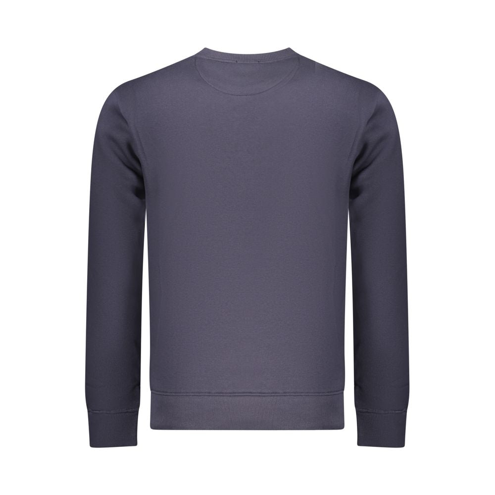 Coveri Moving Blue Cotton Men Sweatshirt - ClickThatClicks 
