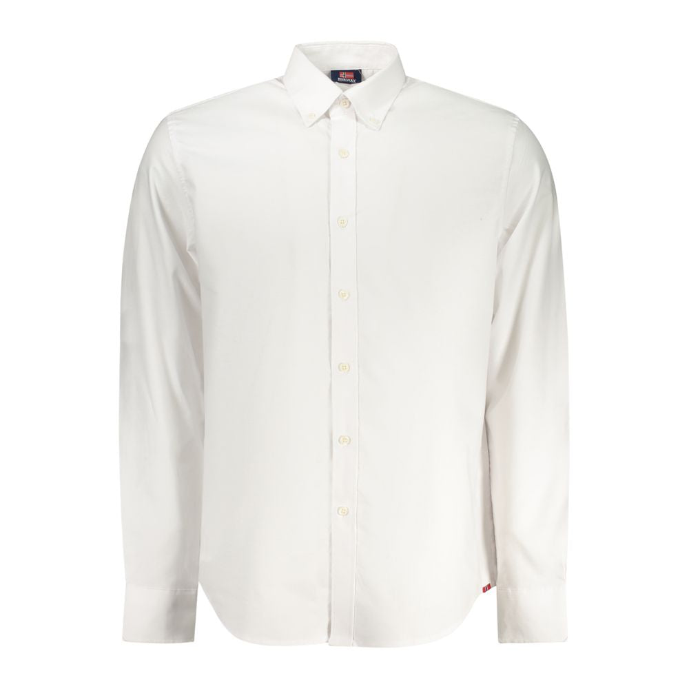 Norway 1963 White Cotton Men's Shirt - ClickThatClicks 