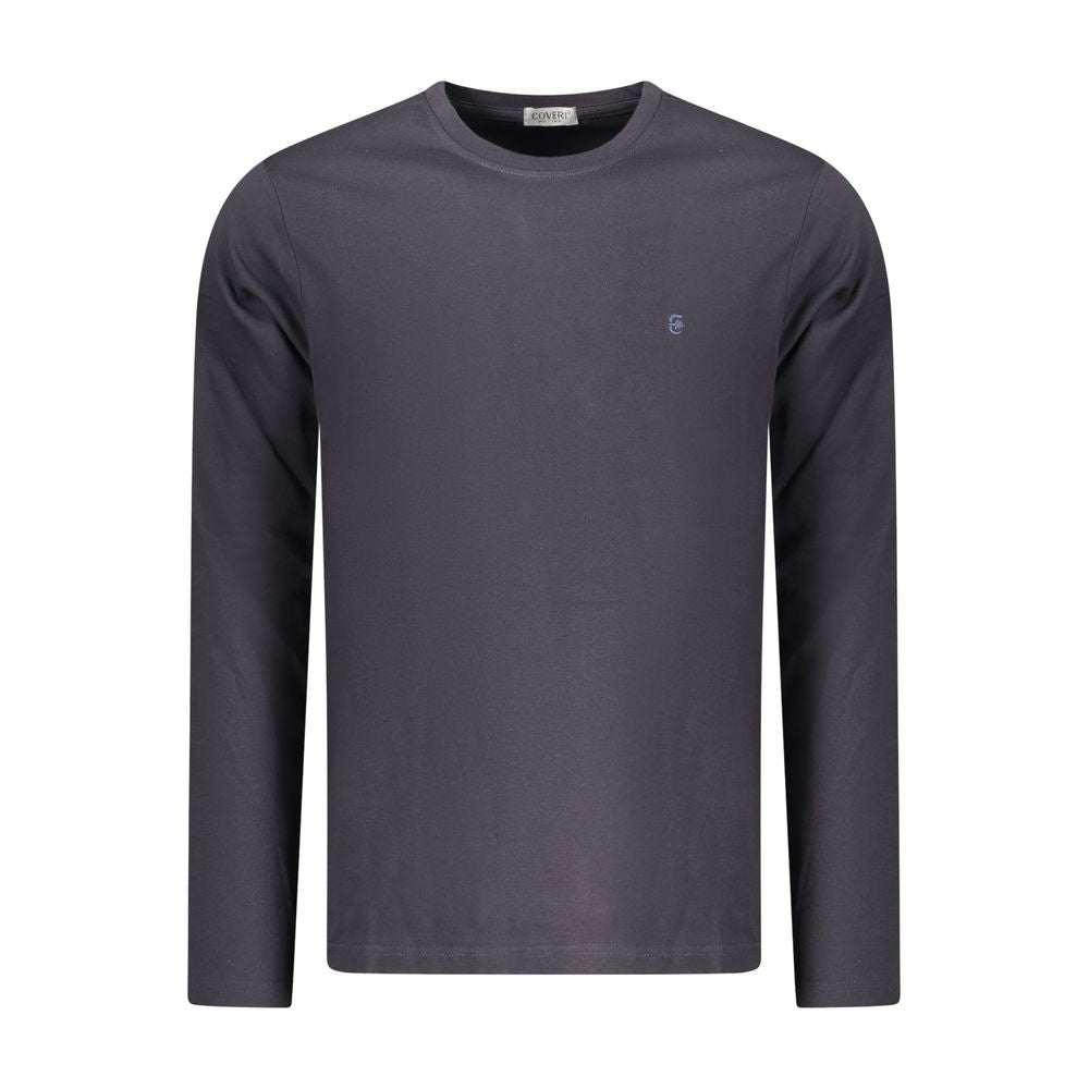 Coveri Moving Blue Cotton Men T-Shirt - ClickThatClicks 