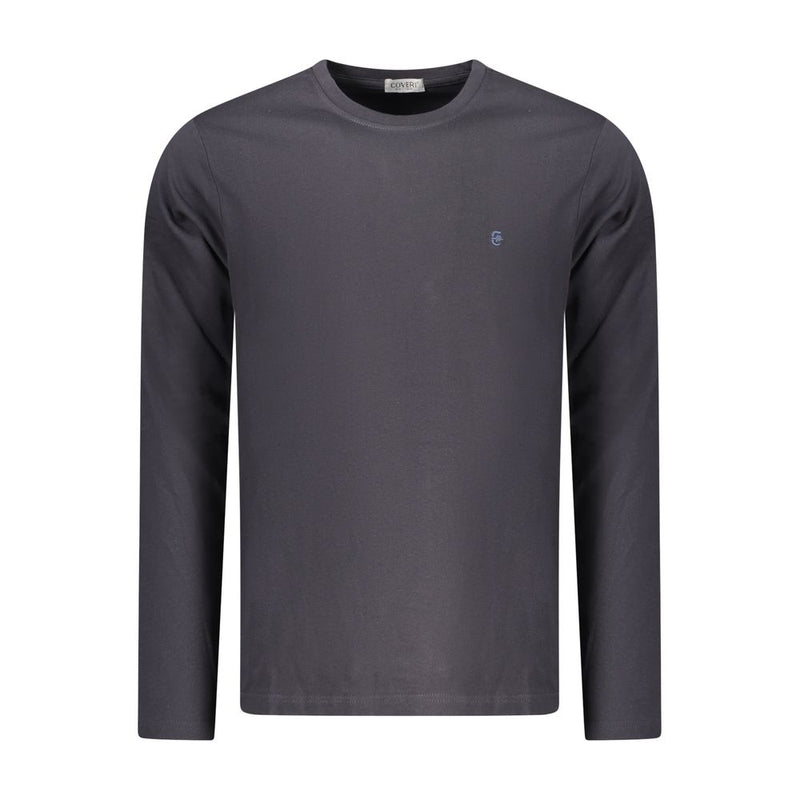 Coveri Moving Blue Cotton Men T-Shirt