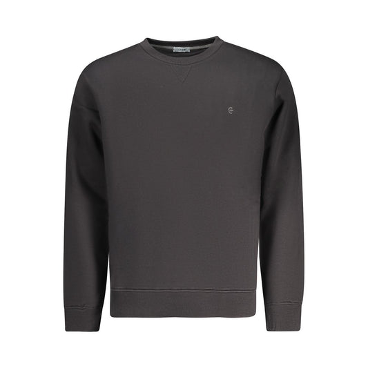 Coveri Moving Black Cotton Men Sweater - ClickThatClicks 