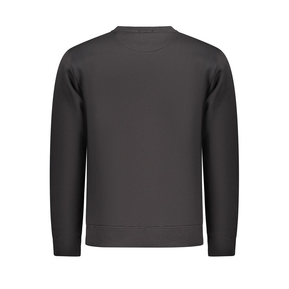 Coveri Moving Black Cotton Men Sweater - ClickThatClicks 