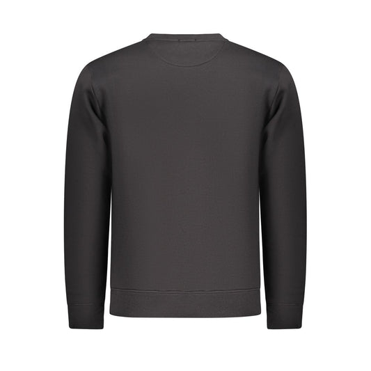 Coveri Moving Black Cotton Men Sweater - ClickThatClicks 