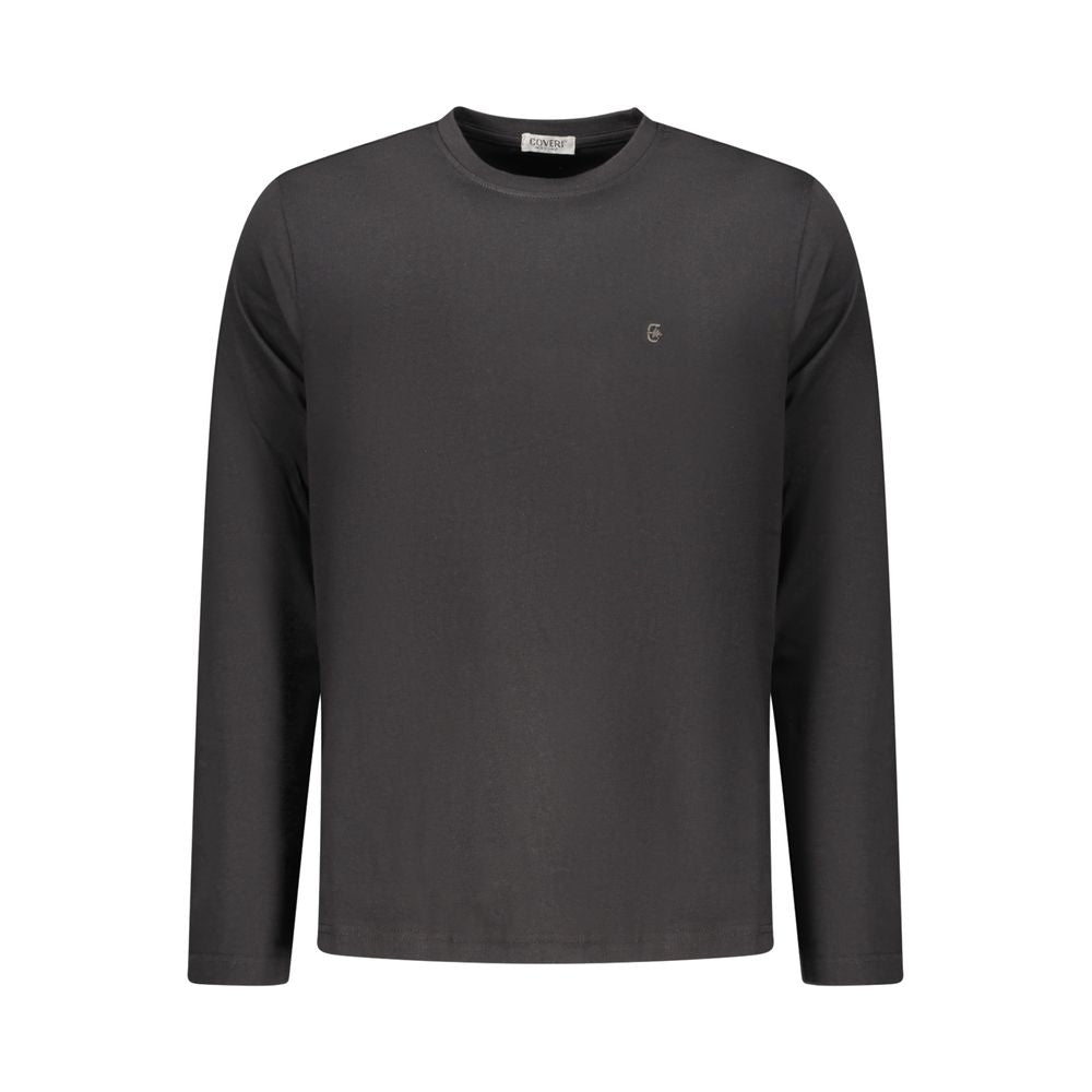 Coveri Moving "Black Cotton Men's T-Shirt" - ClickThatClicks 