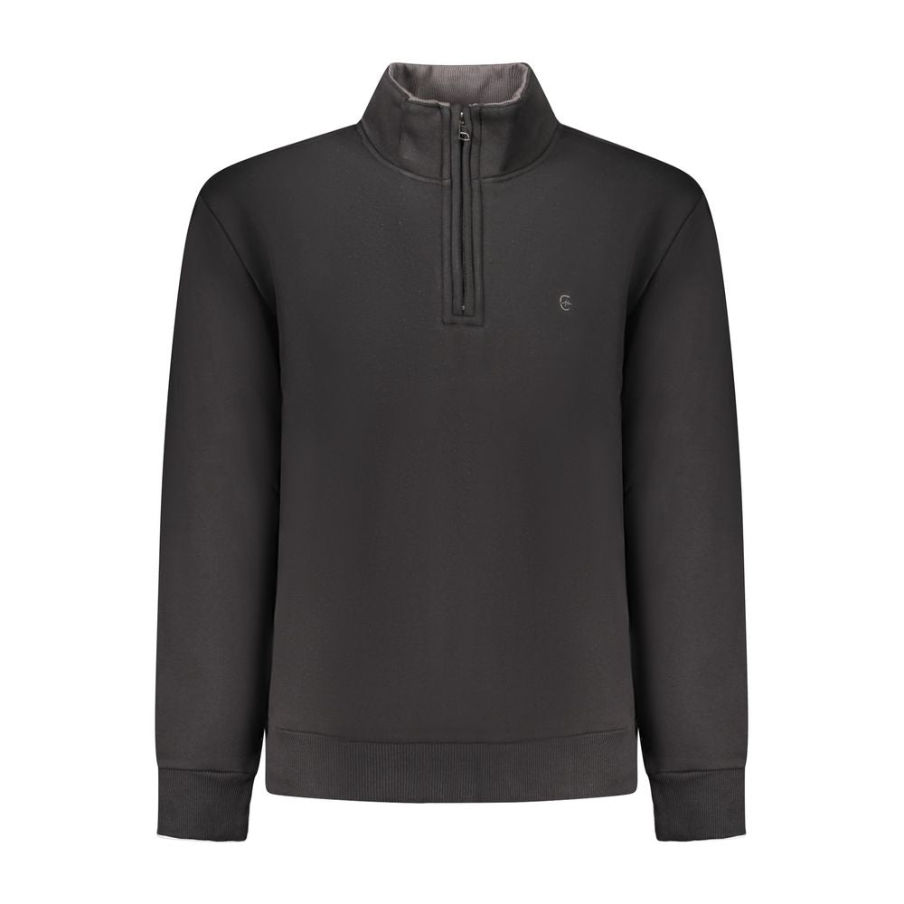 Coveri Moving Black Cotton Men Sweatshirt - ClickThatClicks 