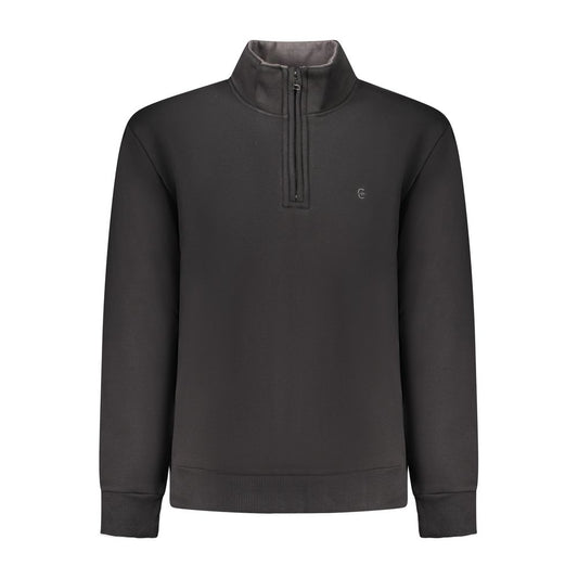 Coveri Moving Black Cotton Men Sweatshirt - ClickThatClicks 