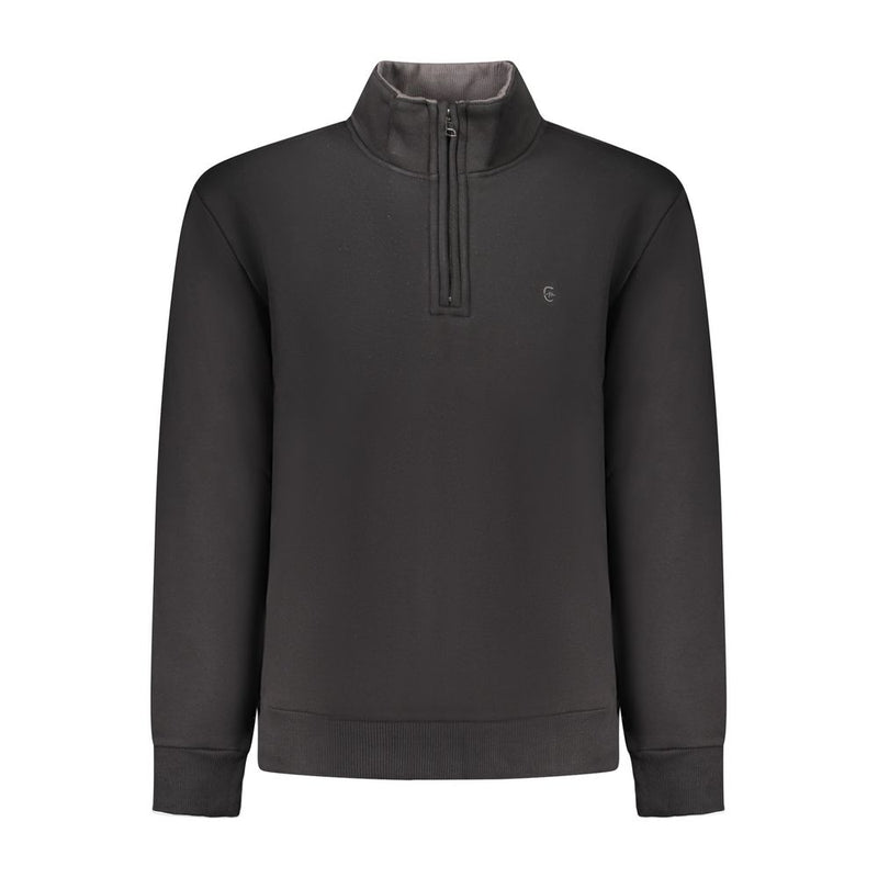 Coveri Moving Black Cotton Men Sweatshirt