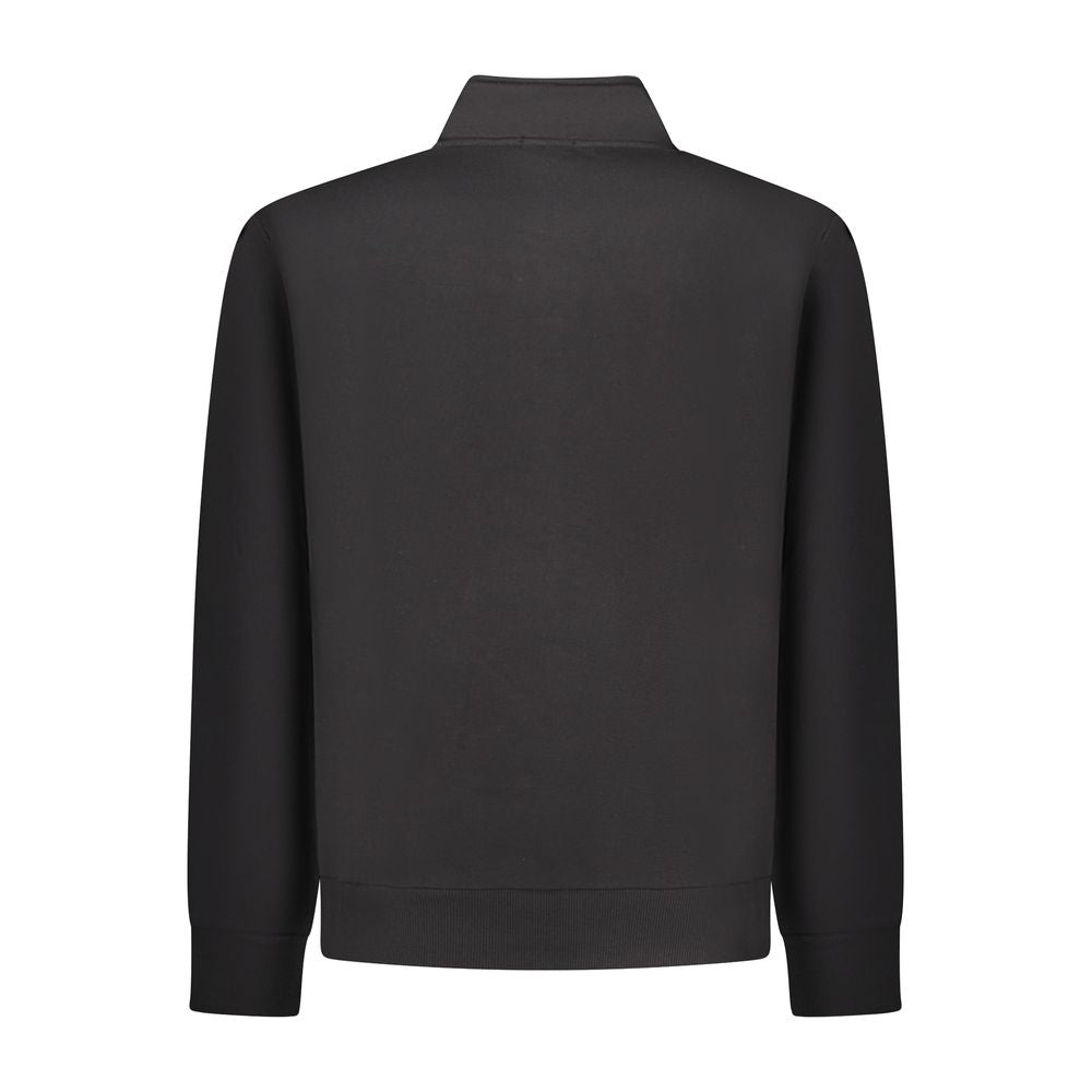 Coveri Moving Black Cotton Men Sweatshirt - ClickThatClicks 