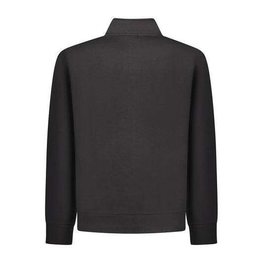 Coveri Moving Black Cotton Men Sweatshirt - ClickThatClicks 