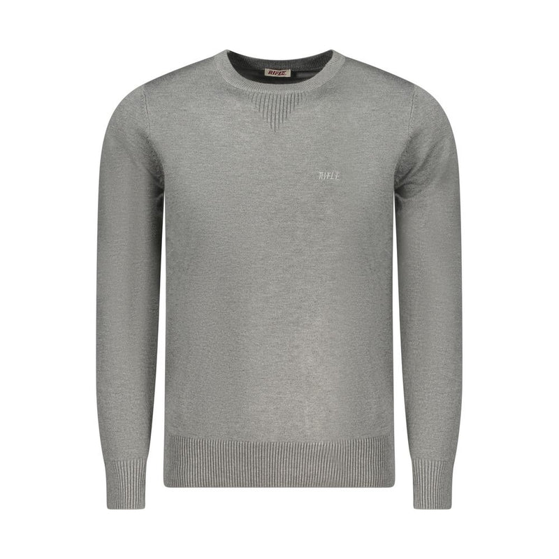 Rifle Grigio Viscosa Men Sweater
