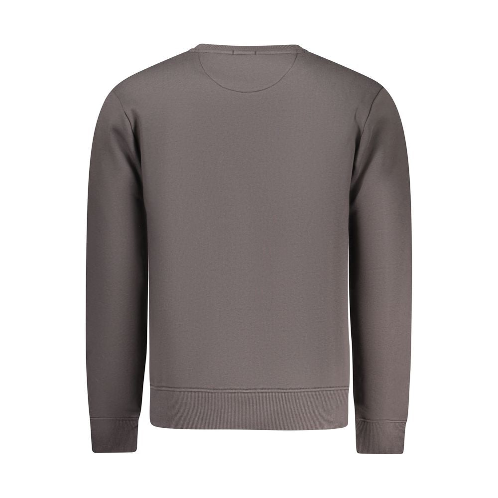 Coveri Moving Grigio Cotton Men Sweatshirt - ClickThatClicks 