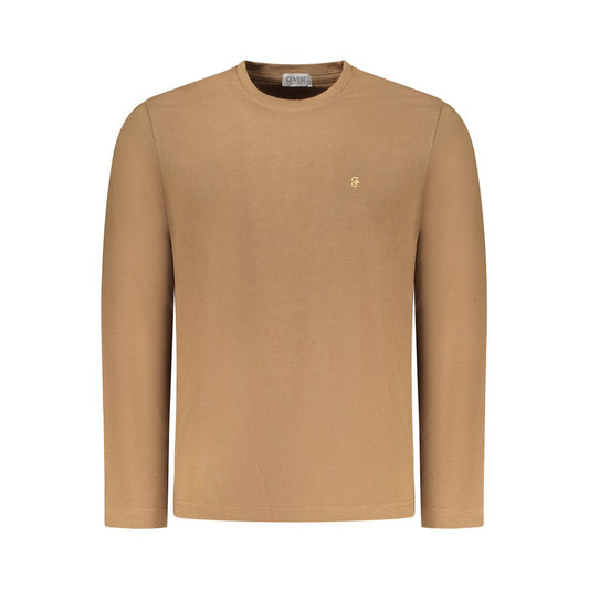 Coveri Moving Marrone Cotton Men T-Shirt - ClickThatClicks 