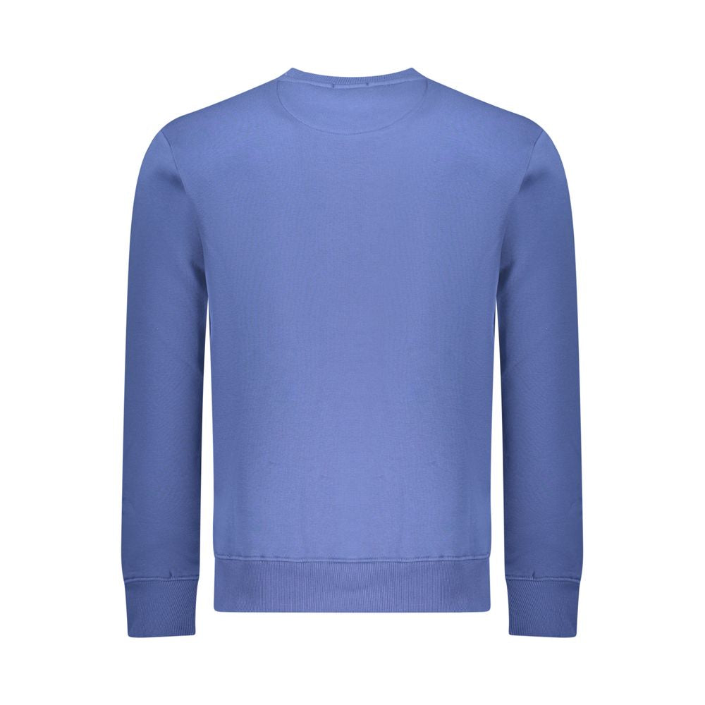Coveri Moving Blue Cotton Men Sweatshirt - ClickThatClicks 