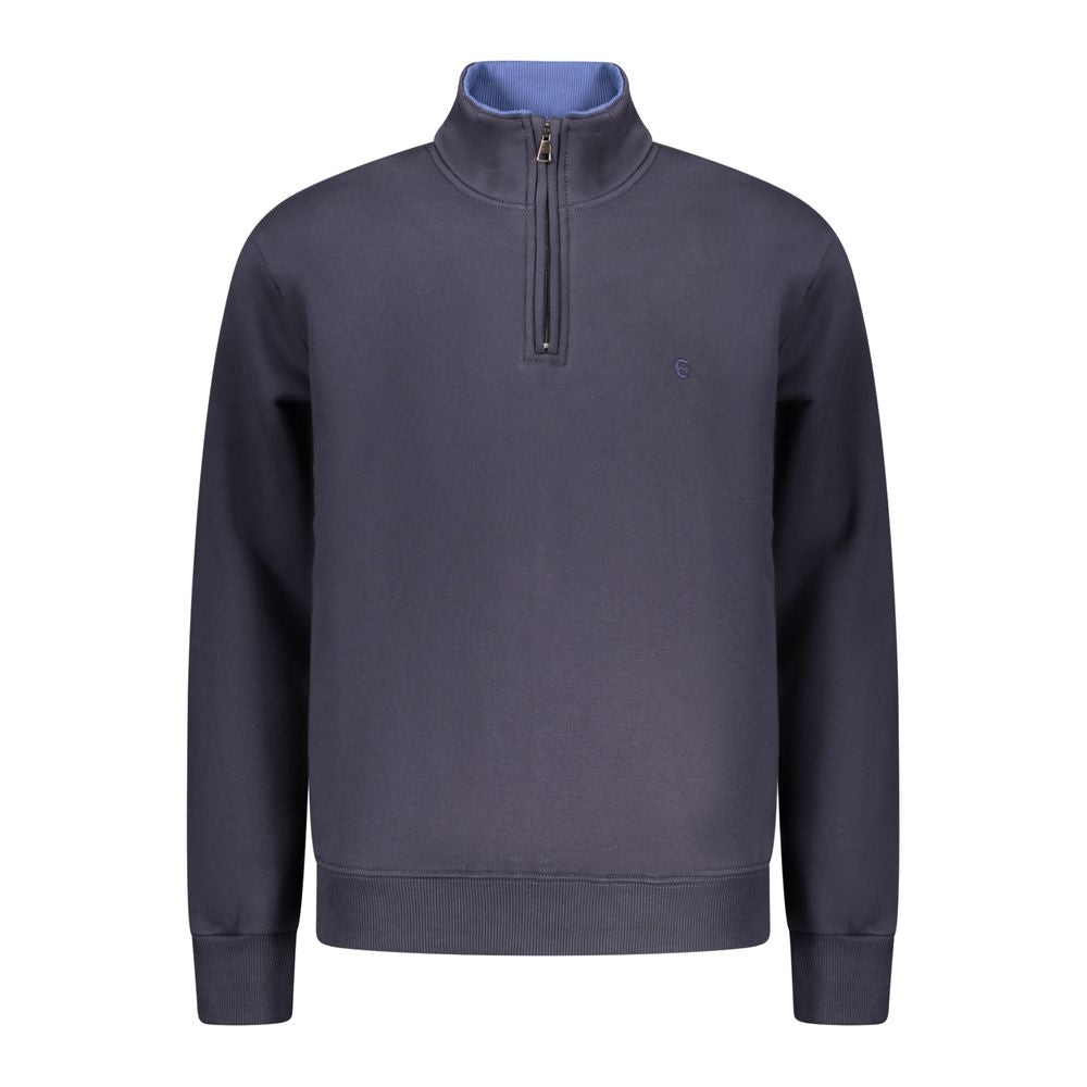Coveri Moving Blue Cotton Men Sweatshirt - ClickThatClicks 