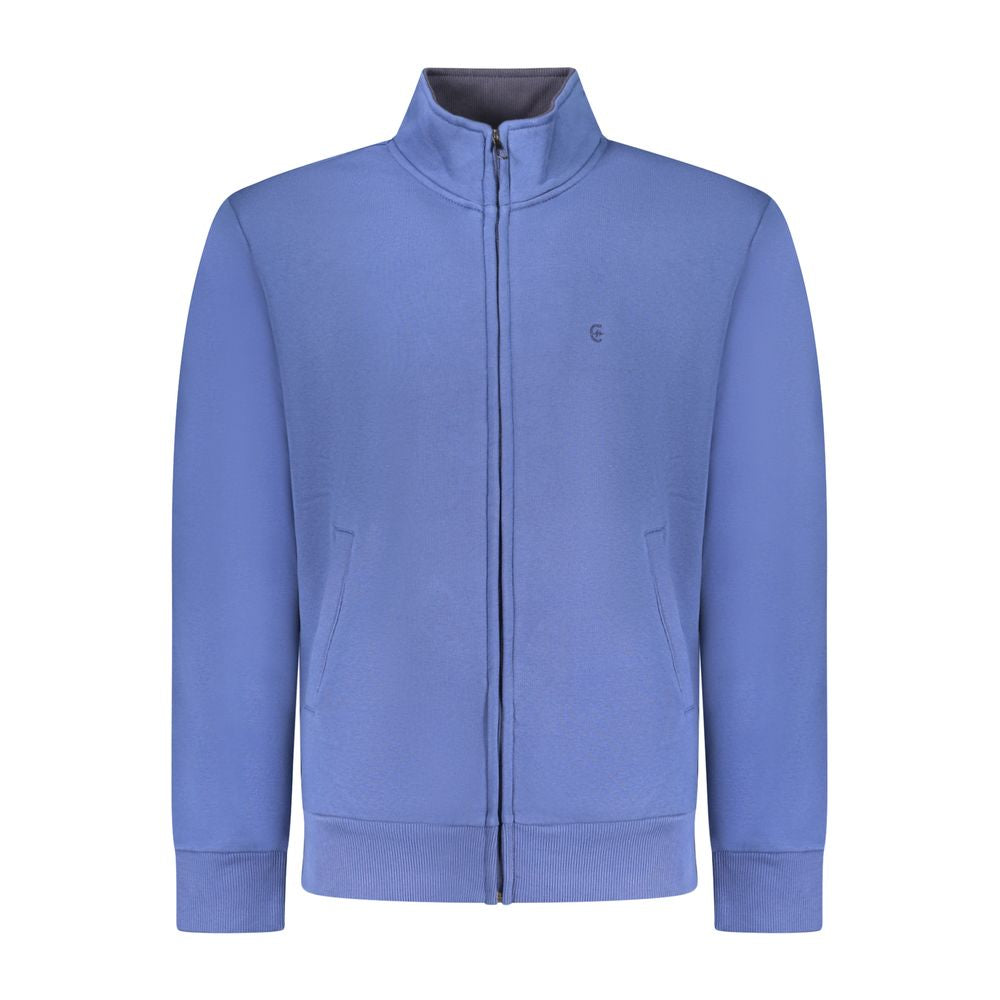 Coveri Moving Blu Cotton Men Sweatshirt - ClickThatClicks 