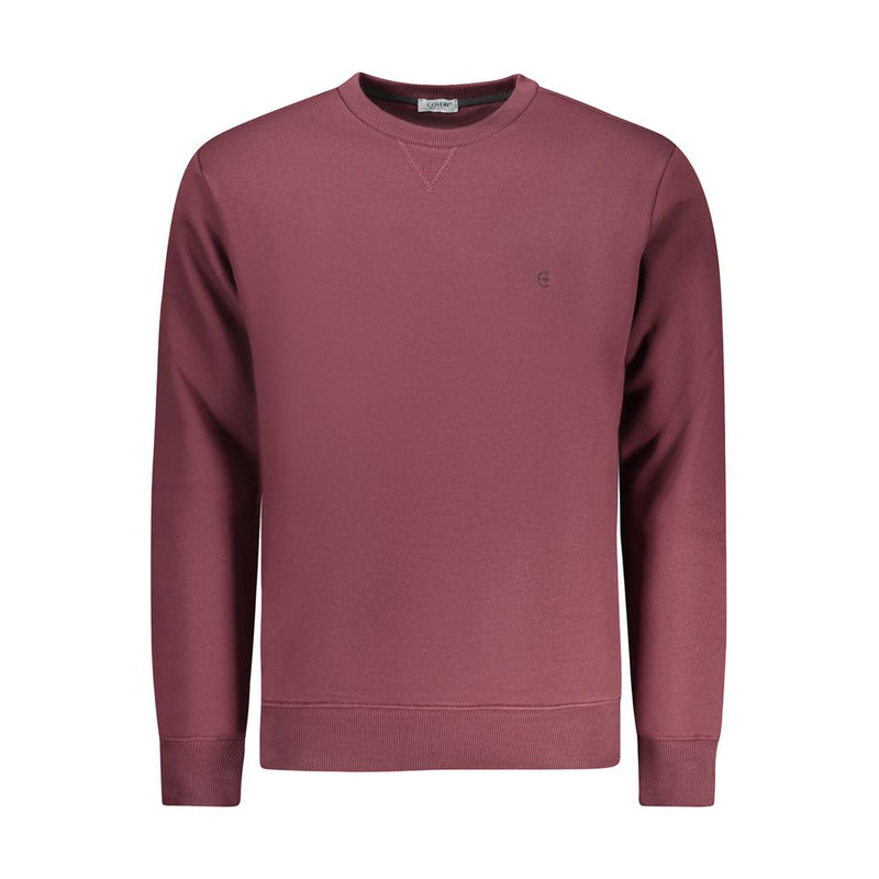 Coveri Moving Rosso Cotton Men Sweatshirt