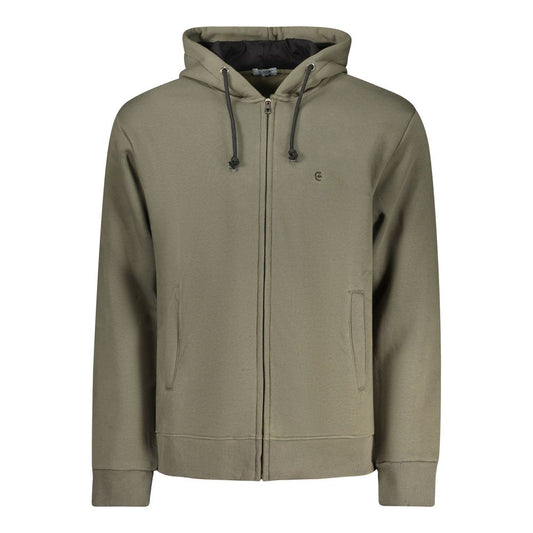 Coveri Moving Verde Cotton Men Sweatshirt - ClickThatClicks 