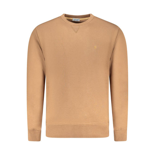 Coveri Moving Marrone Cotton Men Sweatshirt - ClickThatClicks 