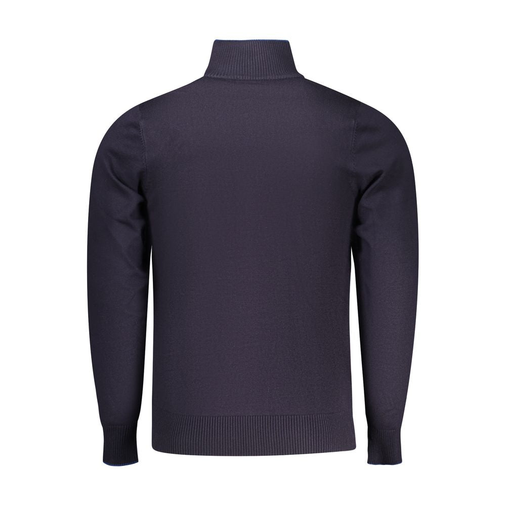 Coveri Moving Blue Viscose Men Sweater - ClickThatClicks 