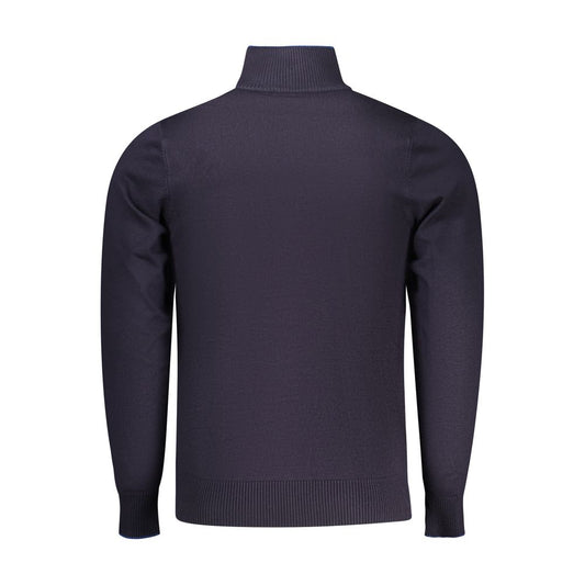 Coveri Moving Blue Viscose Men Sweater - ClickThatClicks 