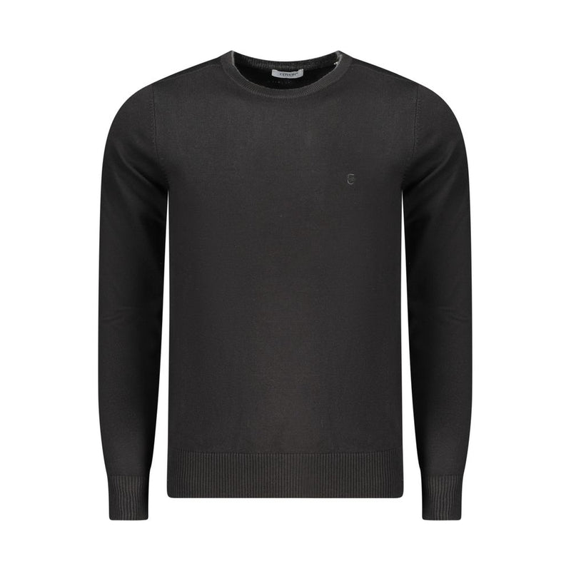 Coveri Moving "Black Viscosa Mens Sweater"