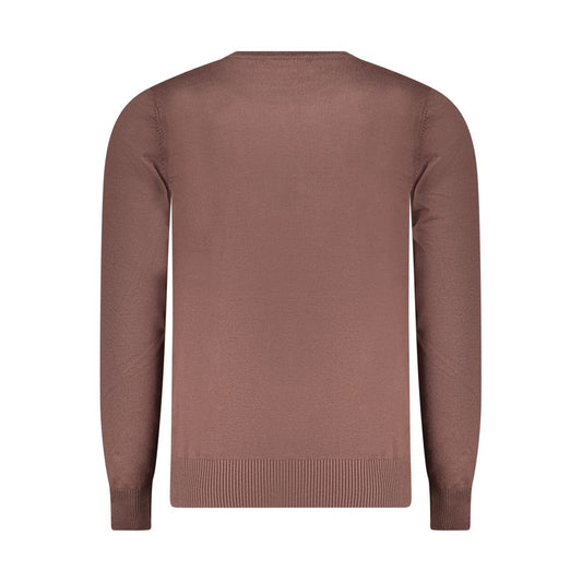 Coveri Moving Marrone Viscosa Mens Sweater - ClickThatClicks 