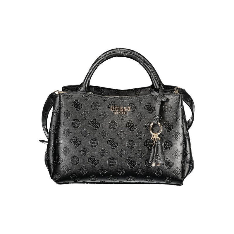 Guess Jeans Nero Poliuretano Women Handbag
