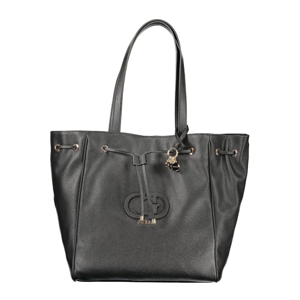 Guess Jeans Nero Poliuretano Women Handbag - ClickThatClicks 