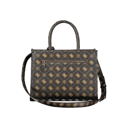Guess Jeans Marrone Poliuretano Woman Handbag - ClickThatClicks 