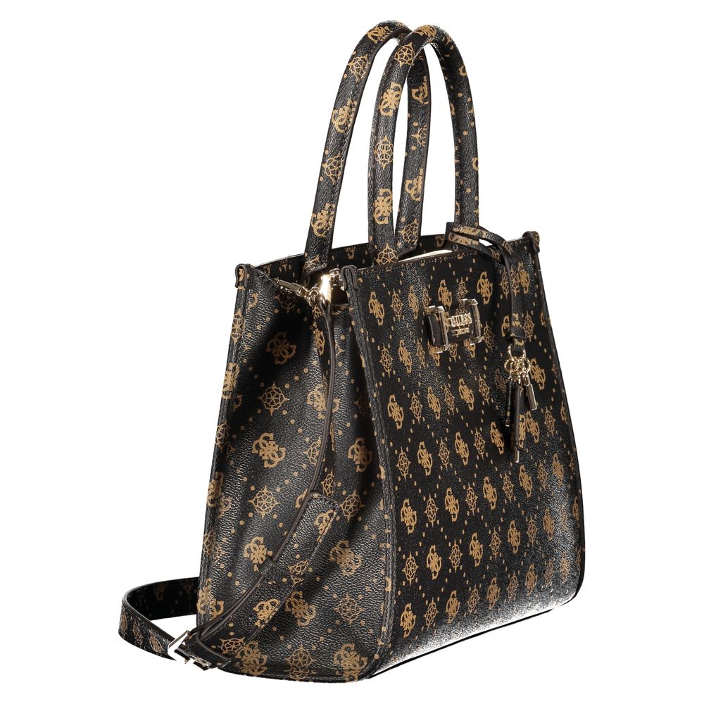 Guess Jeans Marrone Poliuretano Woman Handbag - ClickThatClicks 