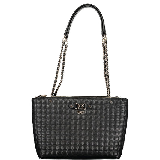 Guess Jeans Nero Poliuretano Women Handbag - ClickThatClicks 