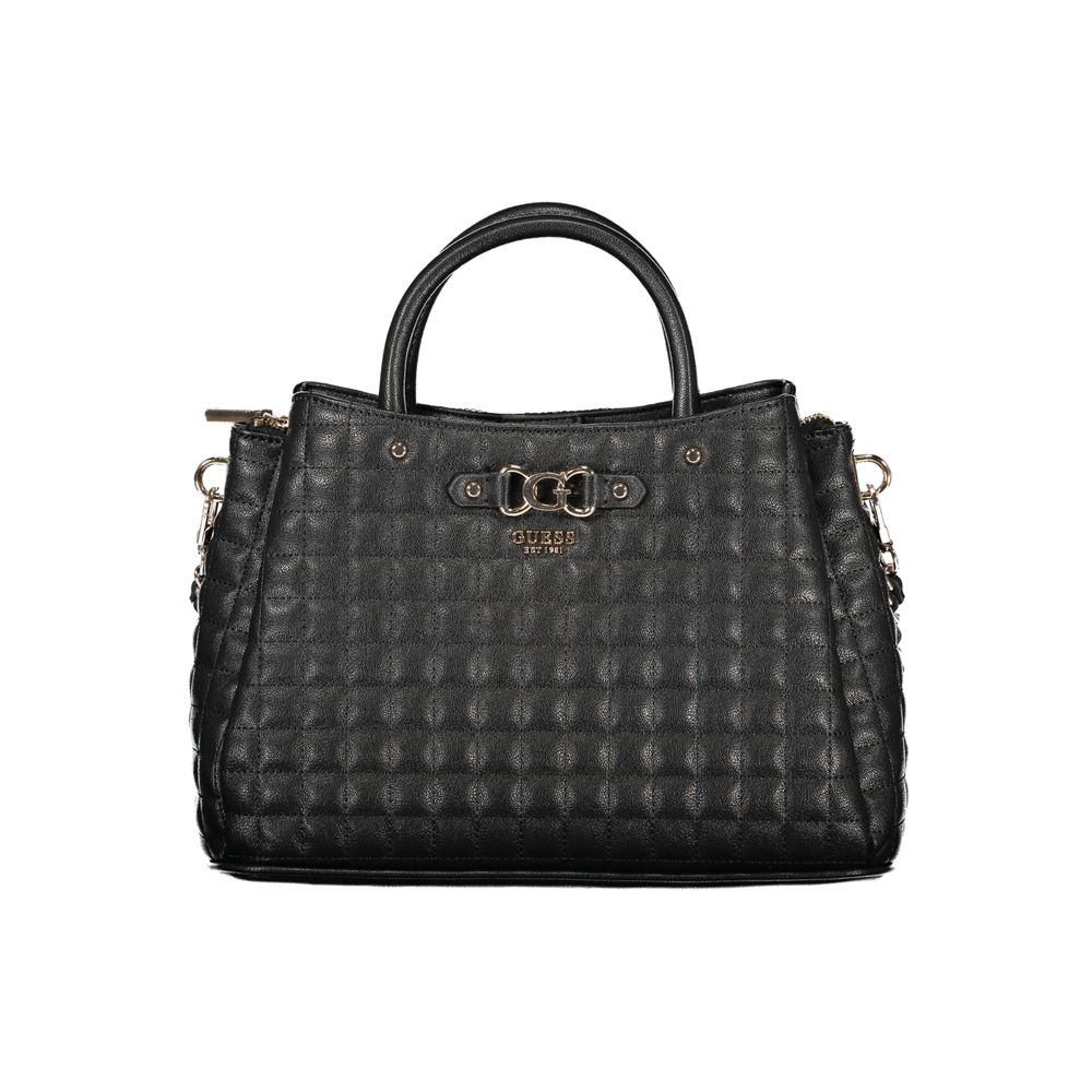 Guess Jeans Black Polyurethane Women Handbag - ClickThatClicks 