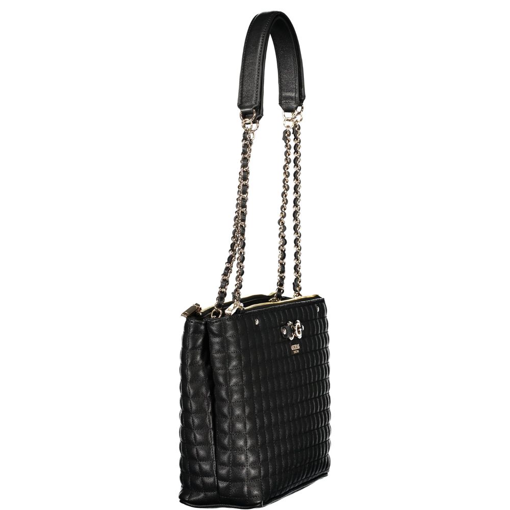 Guess Jeans Nero Poliuretano Women Handbag - ClickThatClicks 