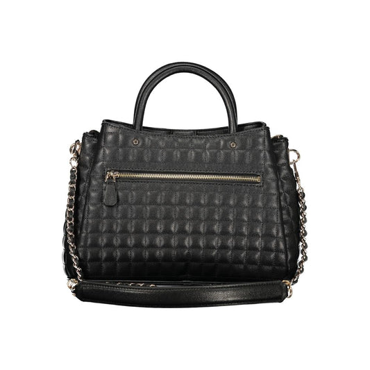 Guess Jeans Black Polyurethane Women Handbag - ClickThatClicks 