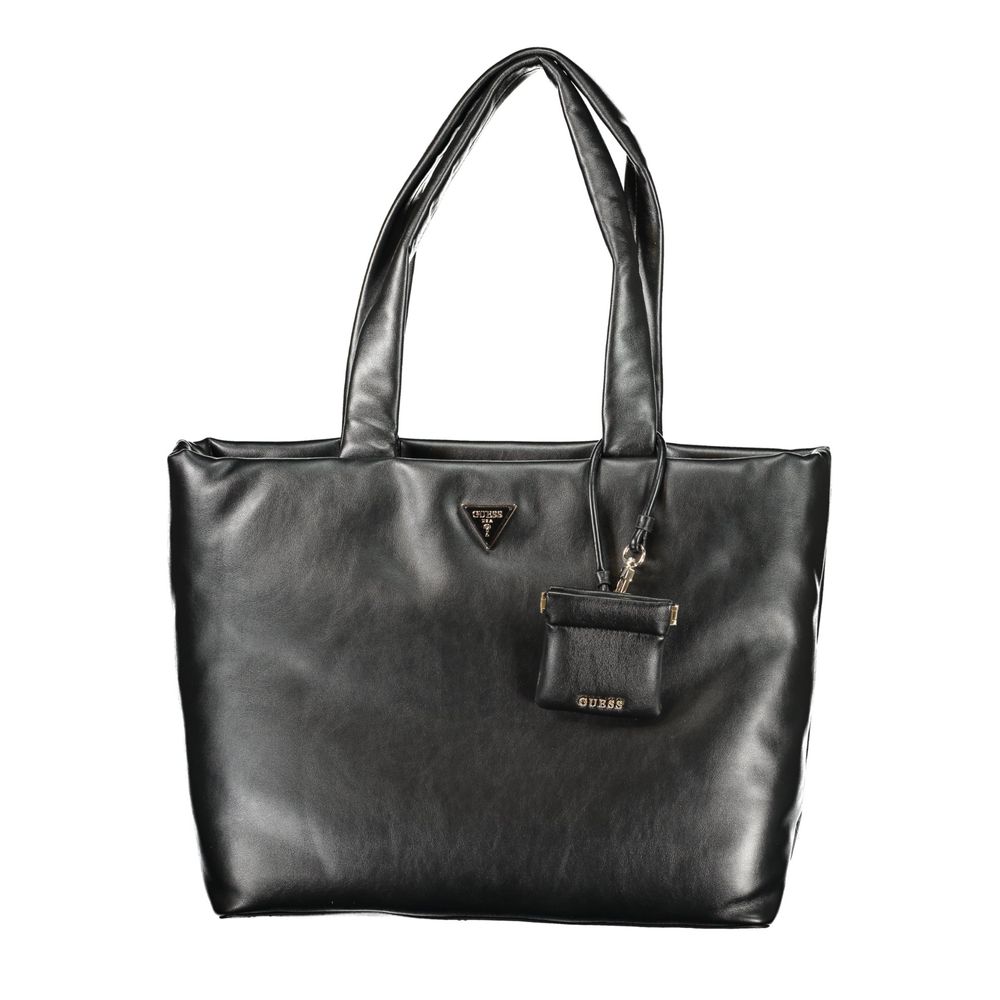 Guess Jeans Black Polyurethane Women's Handbag - ClickThatClicks 